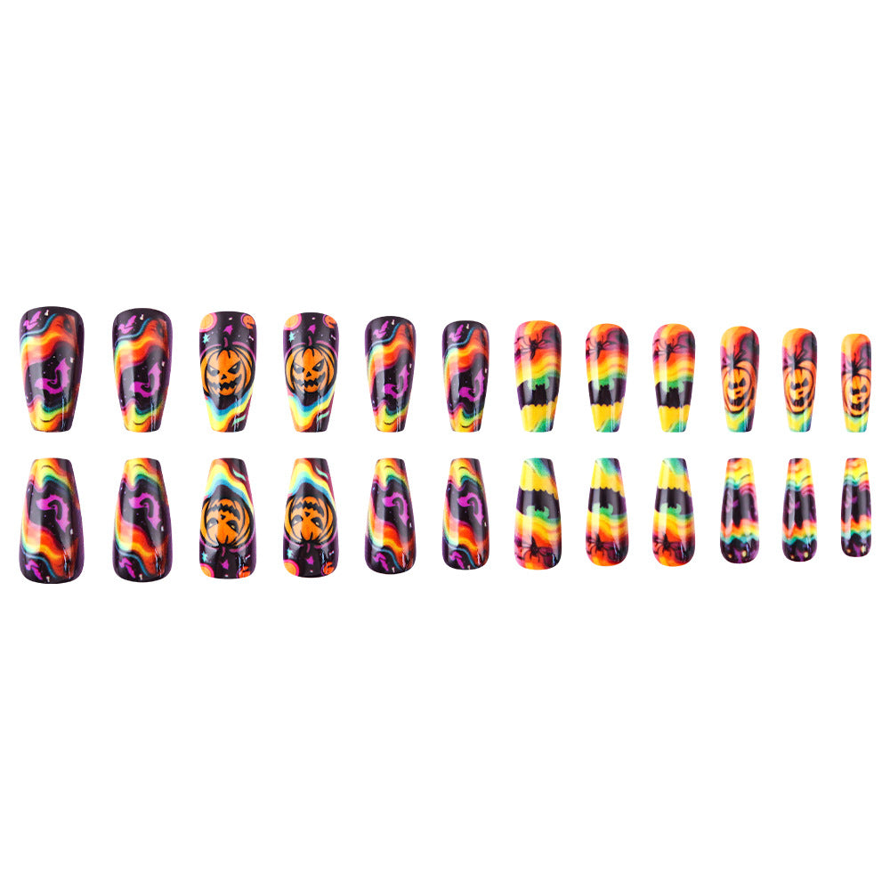 Creative Halloween-Themed Press-On Nails Bowlift