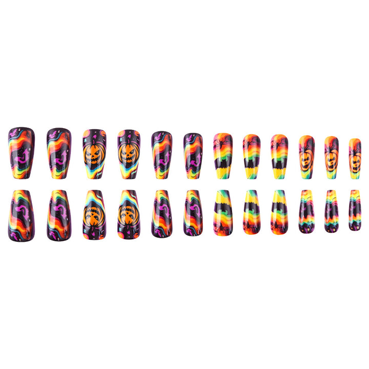 Creative Halloween-Themed Press-On Nails Bowlift