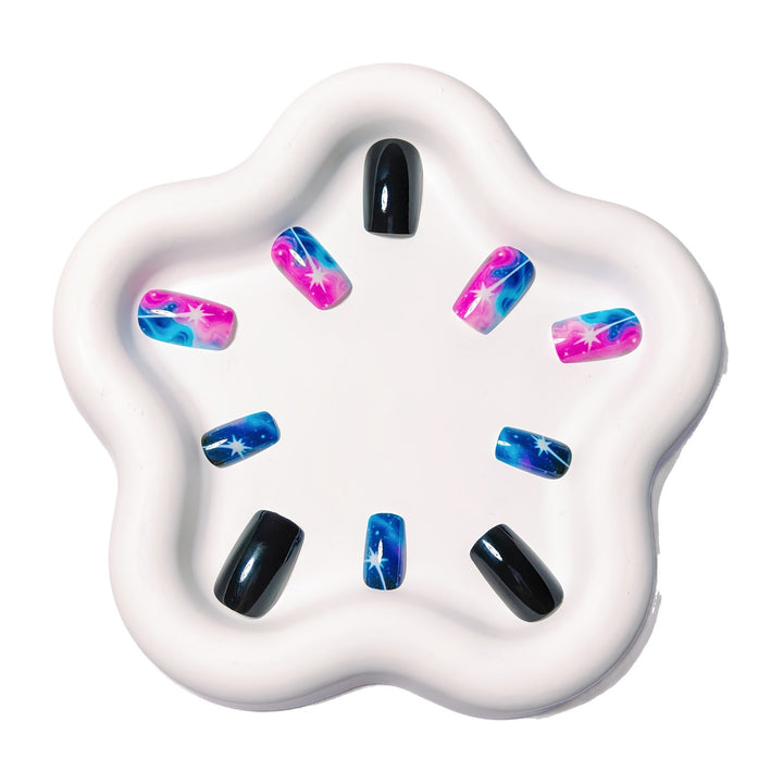 Galactic Art Nails In Modern Color Shading Design Bowlift
