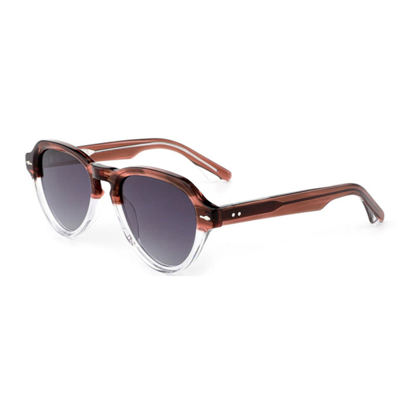 Ladies fashionable sunglasses in elegant, round design with polarized lenses Bowlift