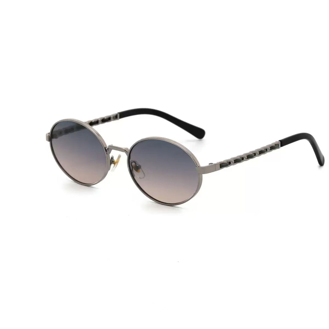 Women's elegant round sunglasses with luxurious frame and comfortable temples Bowlift