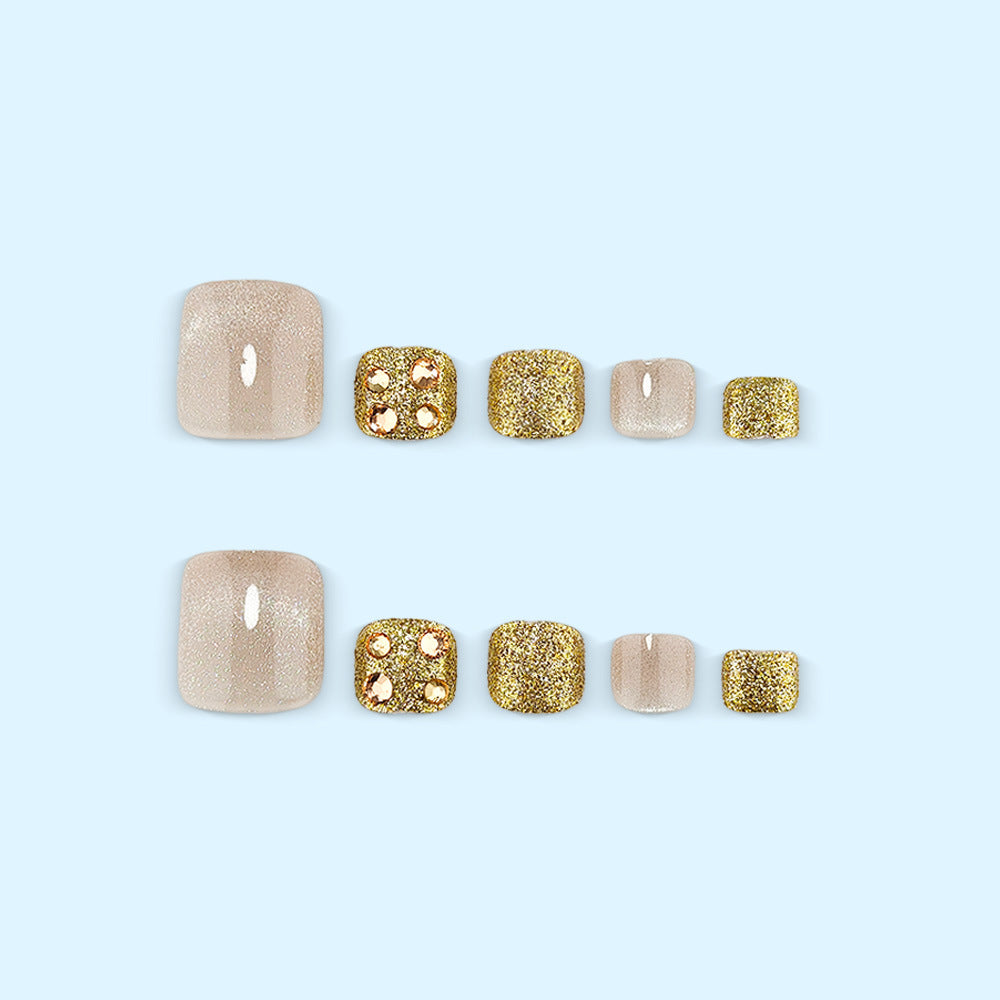 Artificial nails in elegant shine design Bowlift