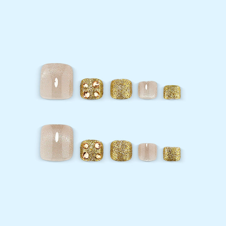 Artificial nails in elegant shine design Bowlift