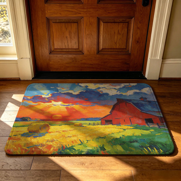 Vintage Farmhouse Welcome Mat