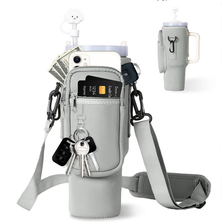 Women's insulated bottle with versatile carrying bag Bowlift