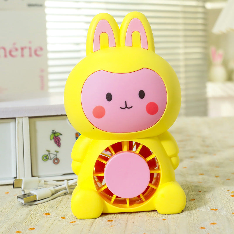 Ladies Portable Mini Fan in Cute Animal Design Bowlift