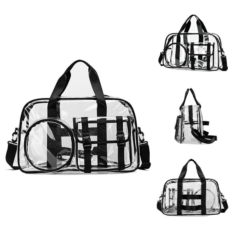 Stylish Transparent Gym Duffle Bag