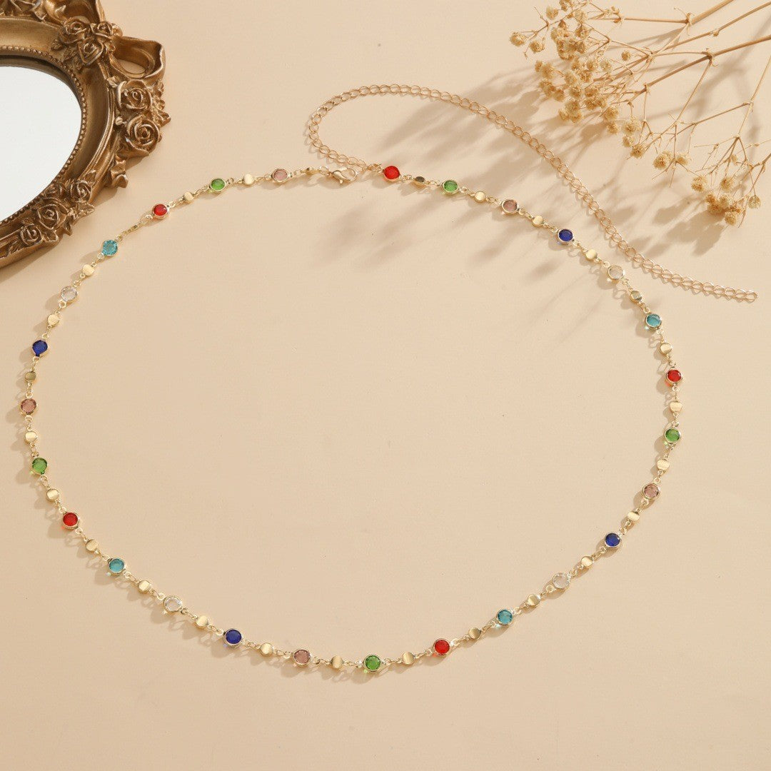 Colorful Gemstone Eyewear Chain Bowlift