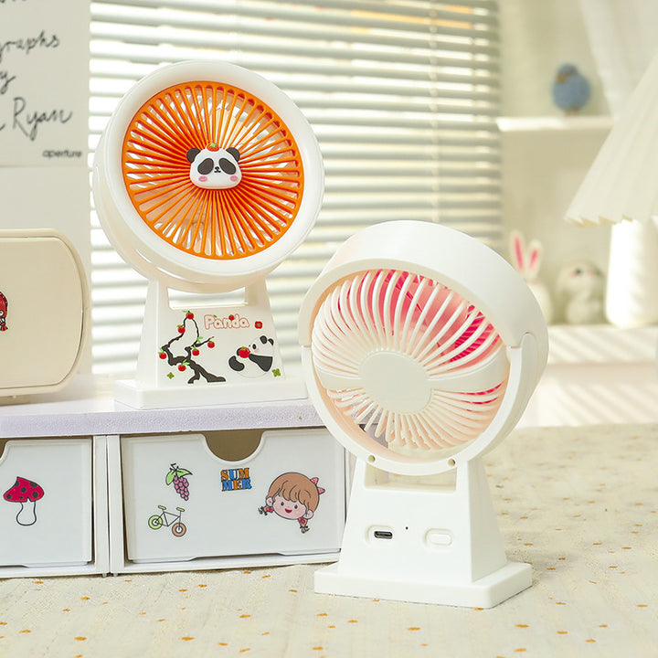 Ladies portable mini fan with panda design Bowlift