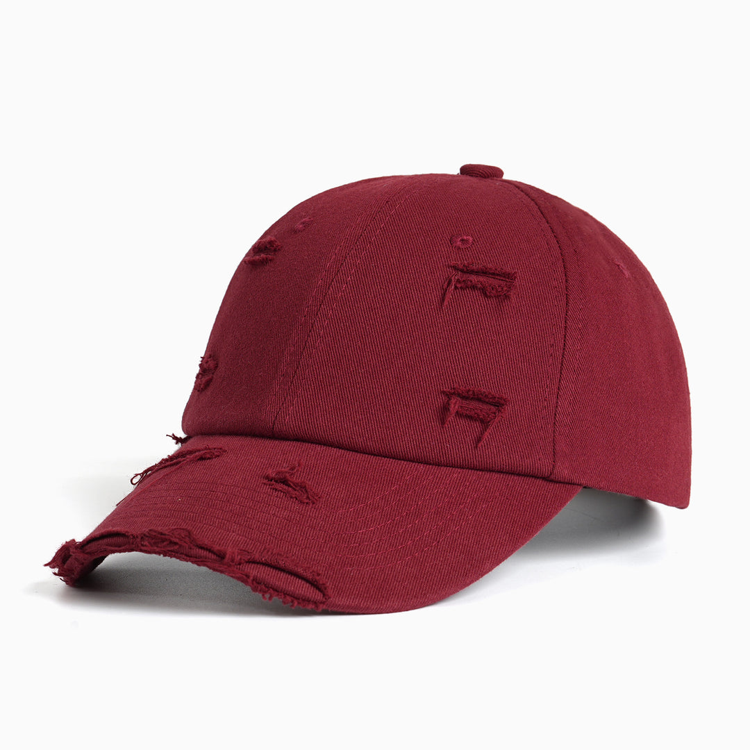 Women's fashionable baseball cap with destroyed look Bowlift