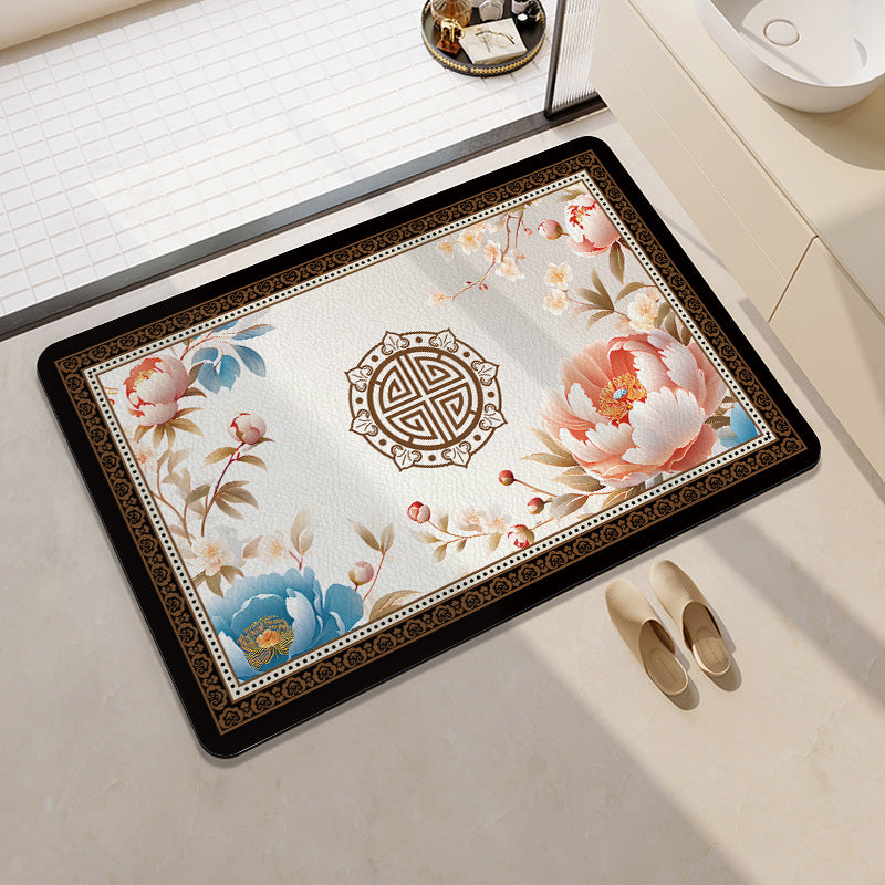 Playful Fruit-Themed Bath Mat Bowlift