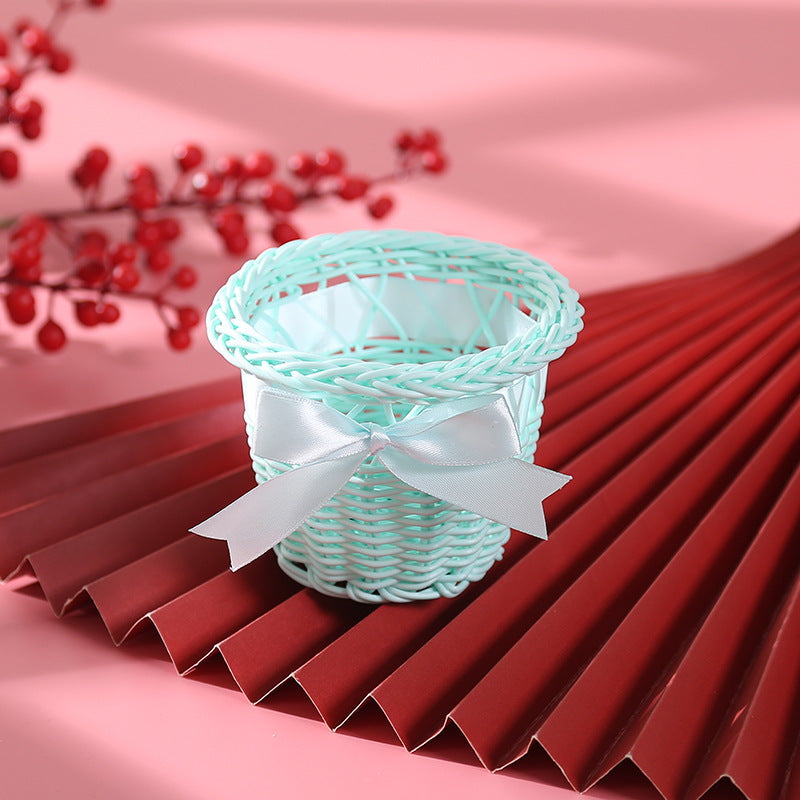Decorative Woven Planter Basket Bowlift