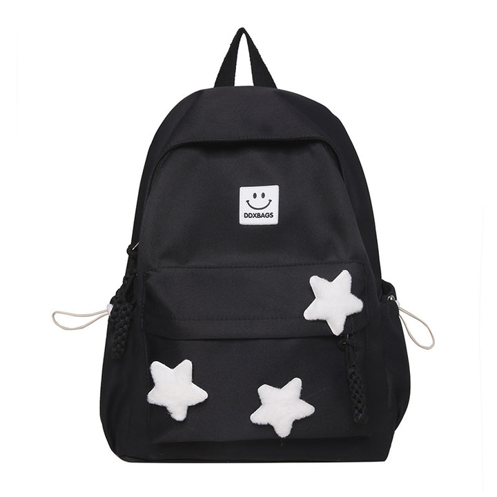 Adorable Star-Accent School Backpack Bowlift