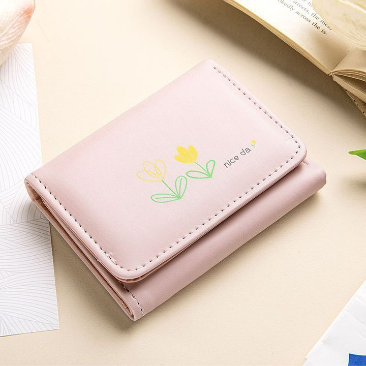 Decorative Floral Print Wallet Bowlift