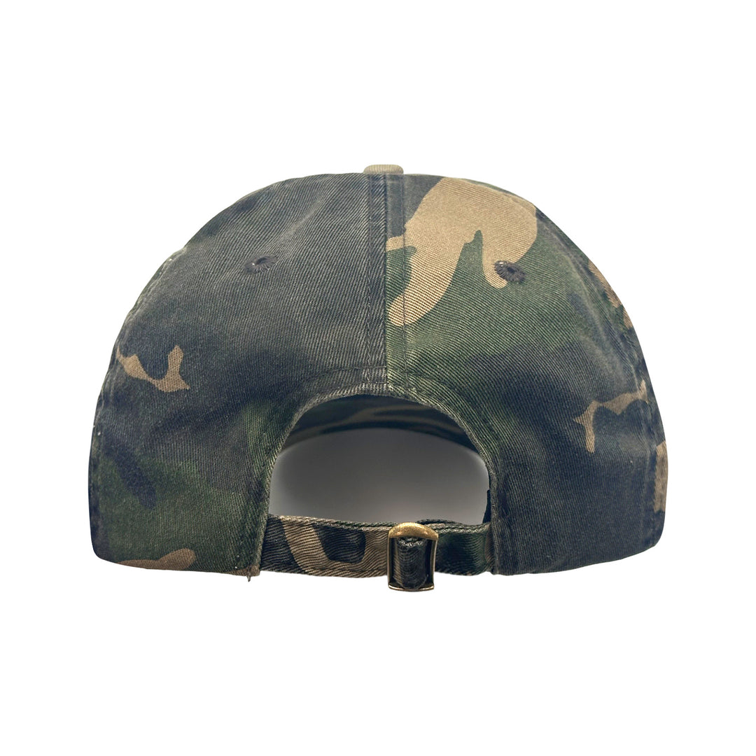 Ladies Camouflage Cap with Embroidered Design Bowlift