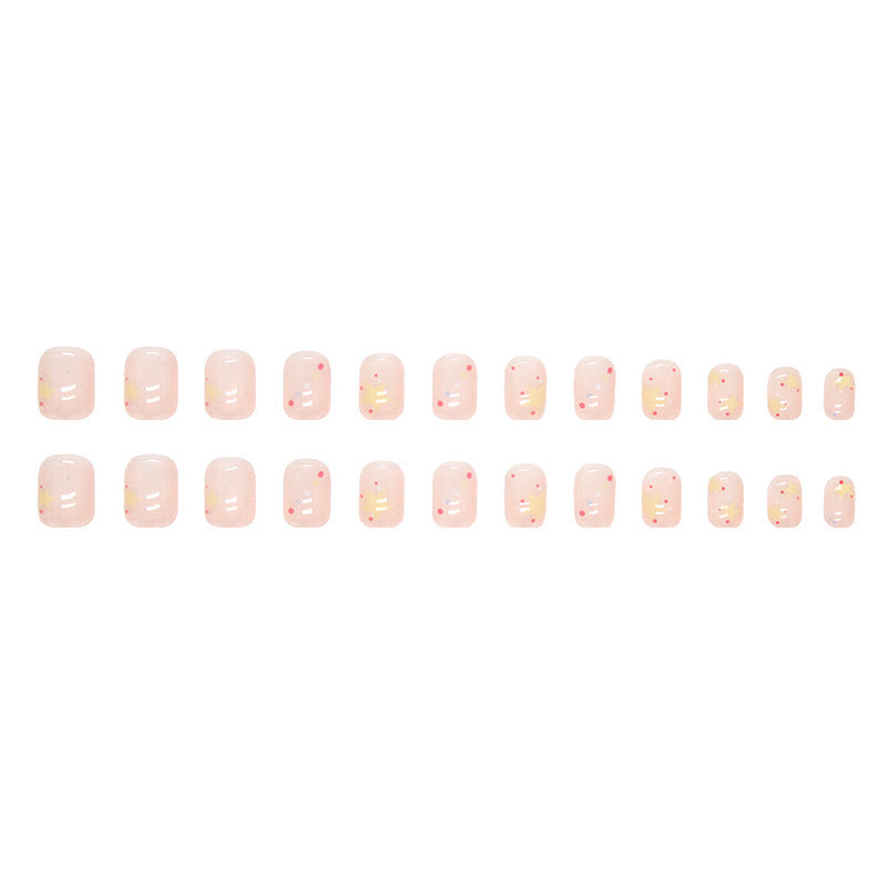 Artistic Star-Themed Press-On Nail Tips Bowlift
