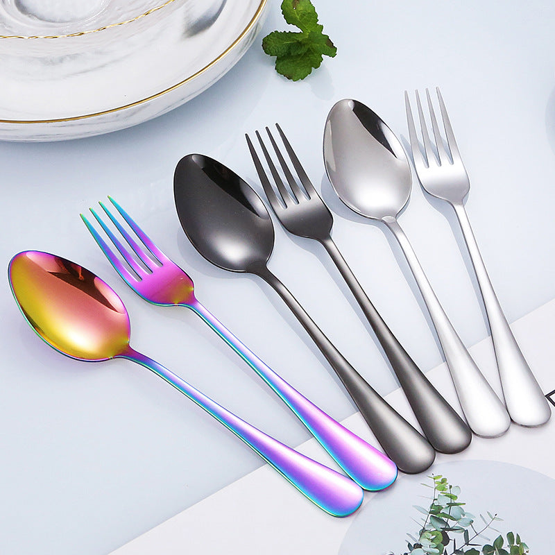 Elegant stainless steel cutlery set with ergonomic handle Bowlift