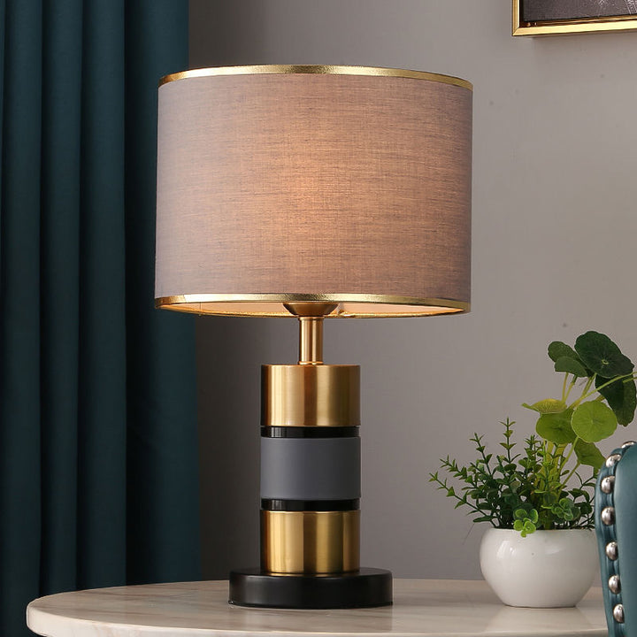 Modern Table Lamp with Geometric Design