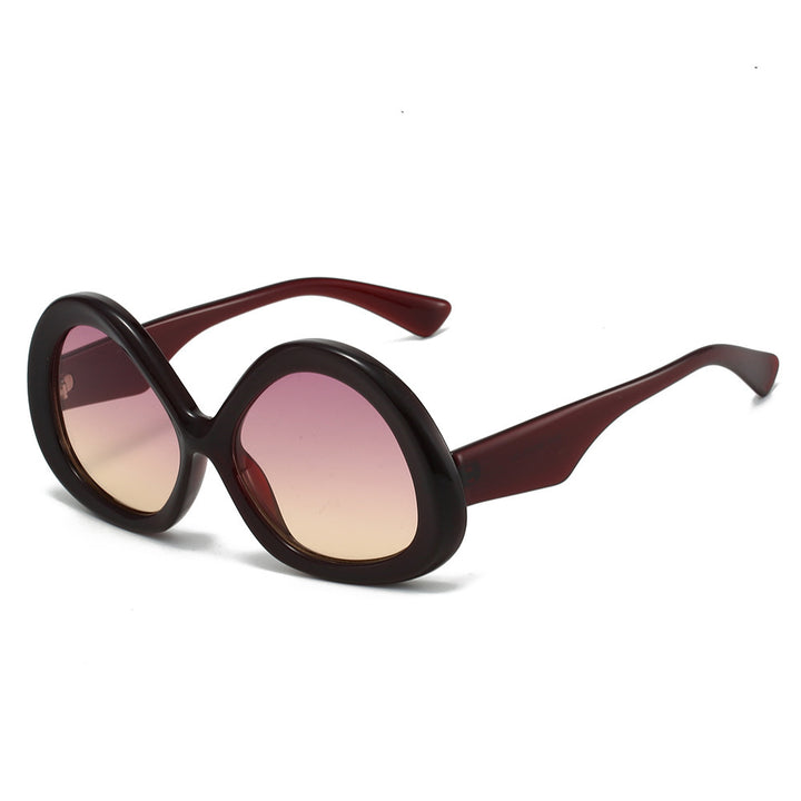 Oversized Retro-Inspired Butterfly Sunglasses Bowlift