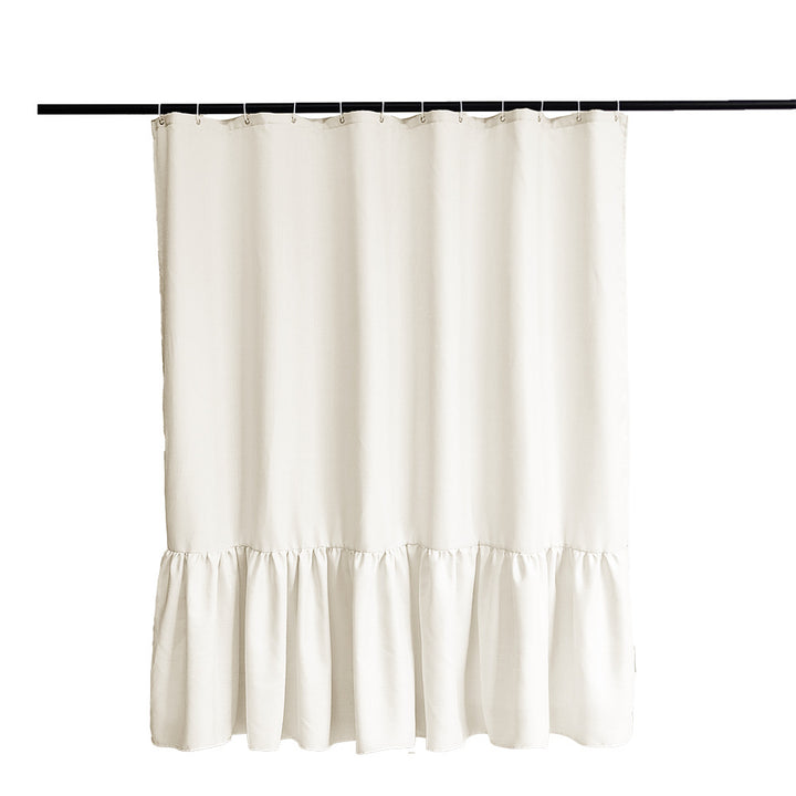 Decorative Fabric Shower Curtain Bowlift