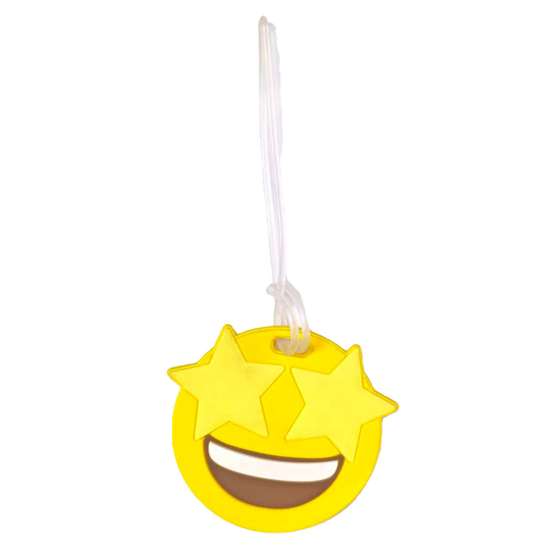 Unisex Luggage Tag in Emoji Design Bowlift