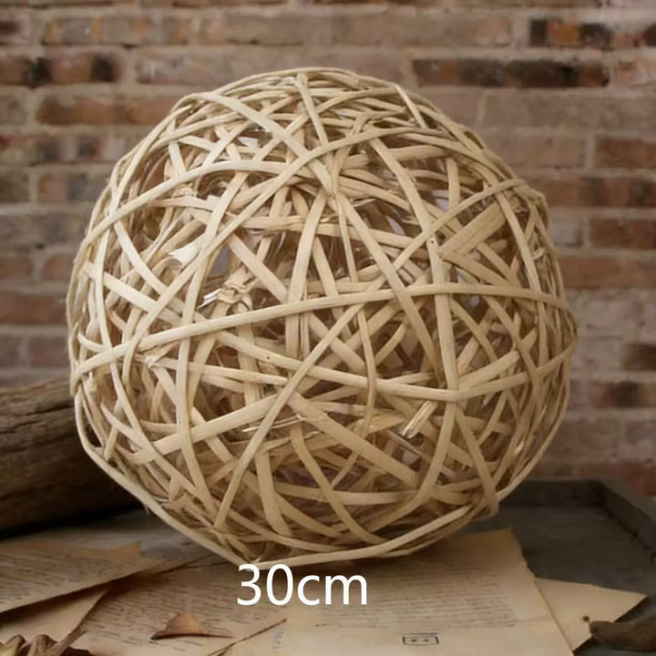 Decorative natural material decor ball Bowlift