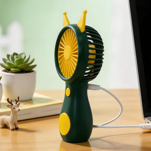 Women portable USB hand fan Bowlift