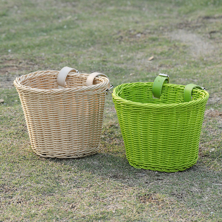 Women's bicycle basket with sturdy carrying handles Bowlift