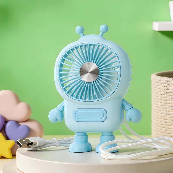 Ladies cute table fan with USB connection Bowlift