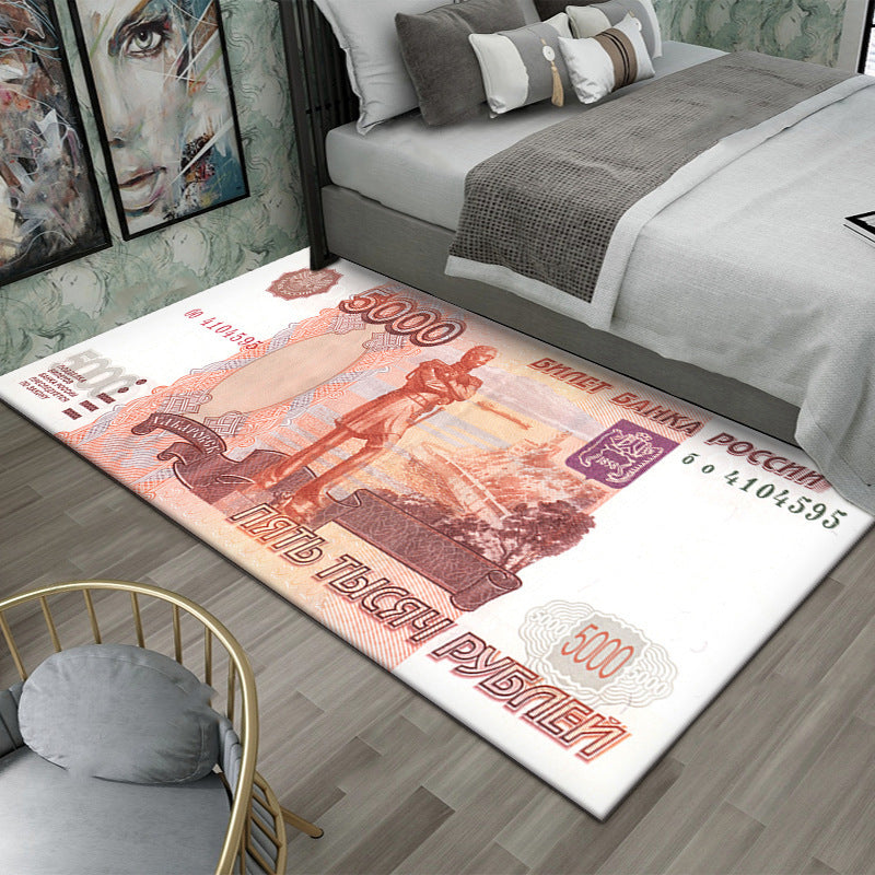 Decorative Euro Banknote Carpet
