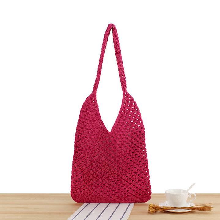 Fashionable Crochet Tote Bag Bowlift
