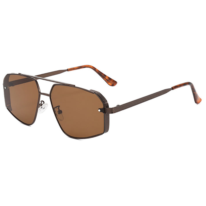 Oversized Geometric Frame Sunglasses Bowlift