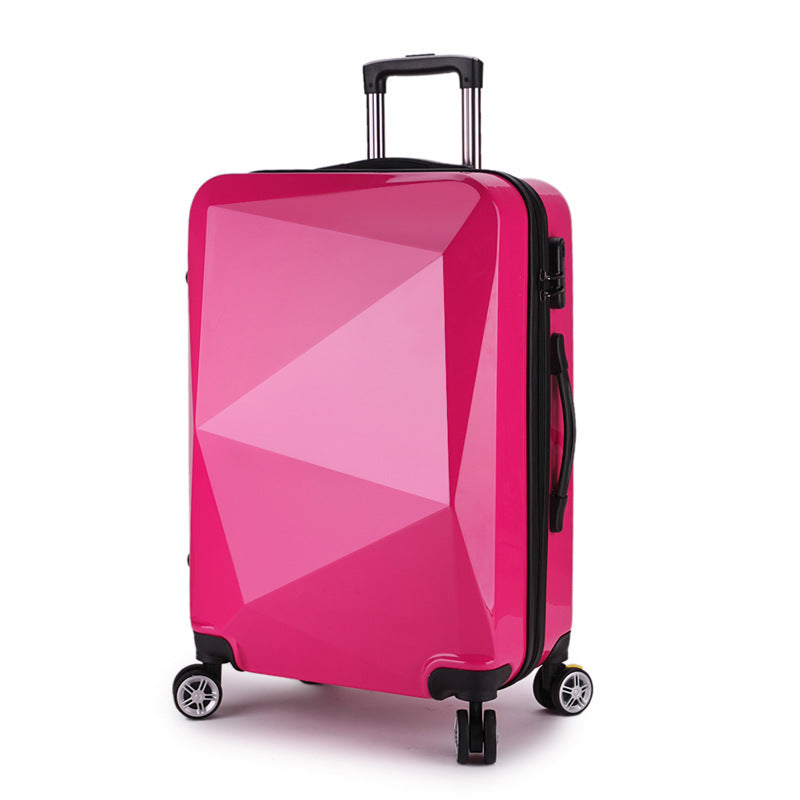 Unisex Lightweight Textured Hard Shell Wheeled Luggage Bowlift