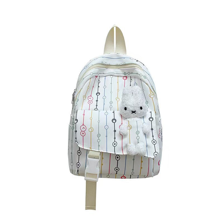 Plaid Patterned Backpack Bowlift