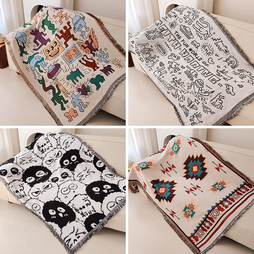 Whimsical Artwork Throw Blanket