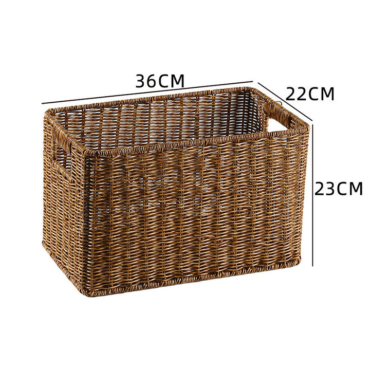Home Storage Wicker Basket Bowlift