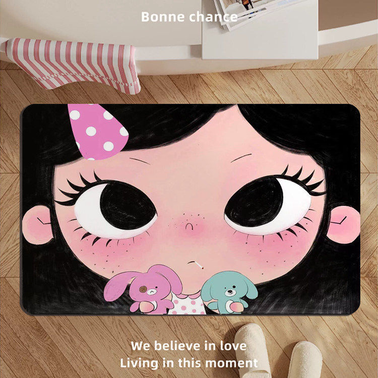 Adorable Cartoon Character Bath Mat Bowlift