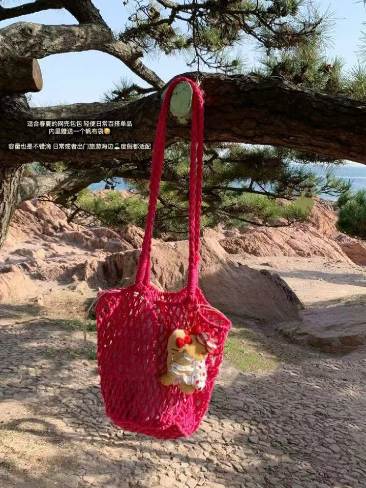 Hand-knotted net bag Bowlift