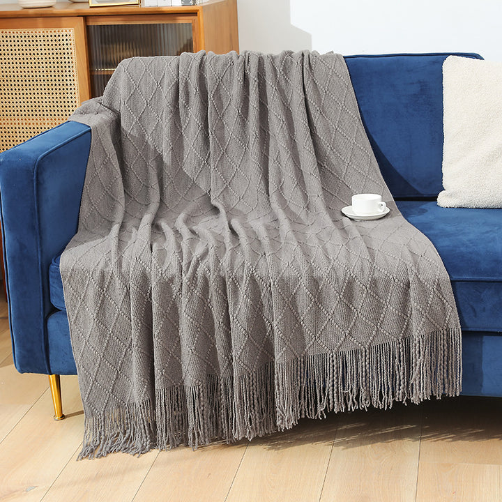 Ladies cozy knit blanket Bowlift