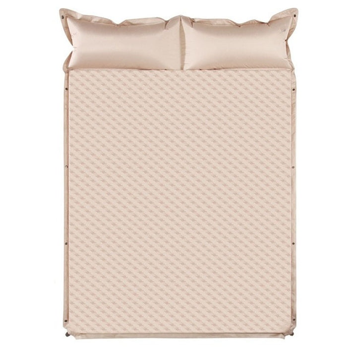 Air-Inflated Sleeping Mat With Ergonomic Pillow Bowlift
