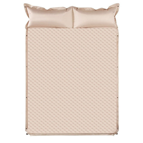 Air-Inflated Sleeping Mat With Ergonomic Pillow Bowlift