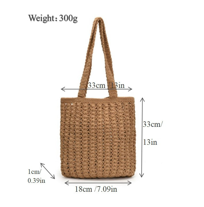 Handcrafted Shopping Bag Made of Fine Natural Material Bowlift