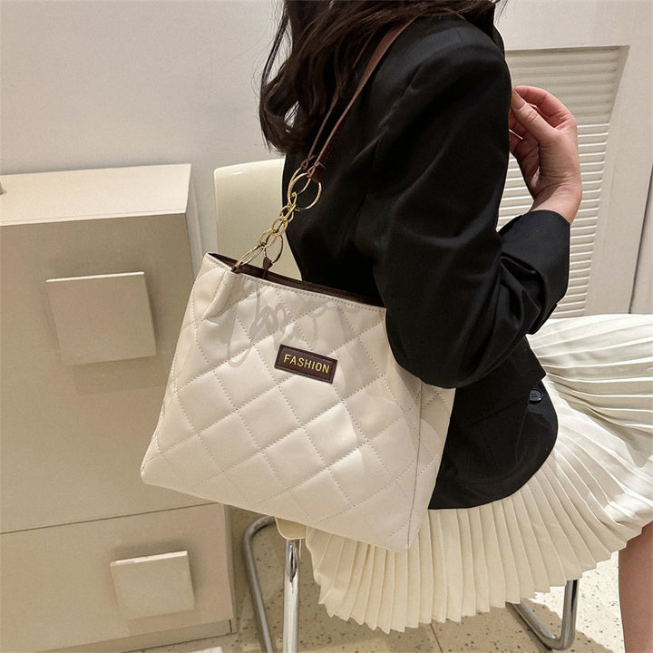 Elegant Quilted Tote Bag Bowlift