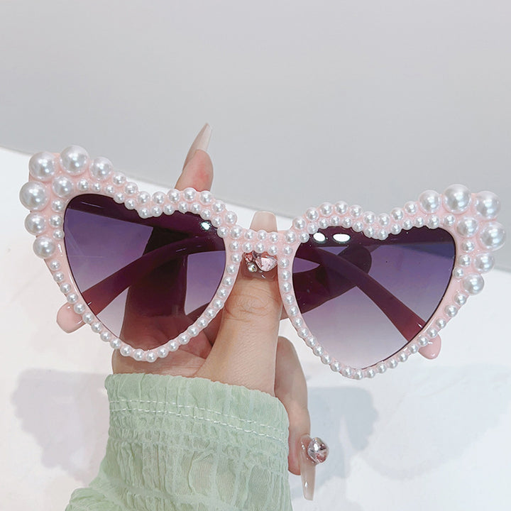 Cat-Eye Pearl-Embellished Sunglasses Bowlift