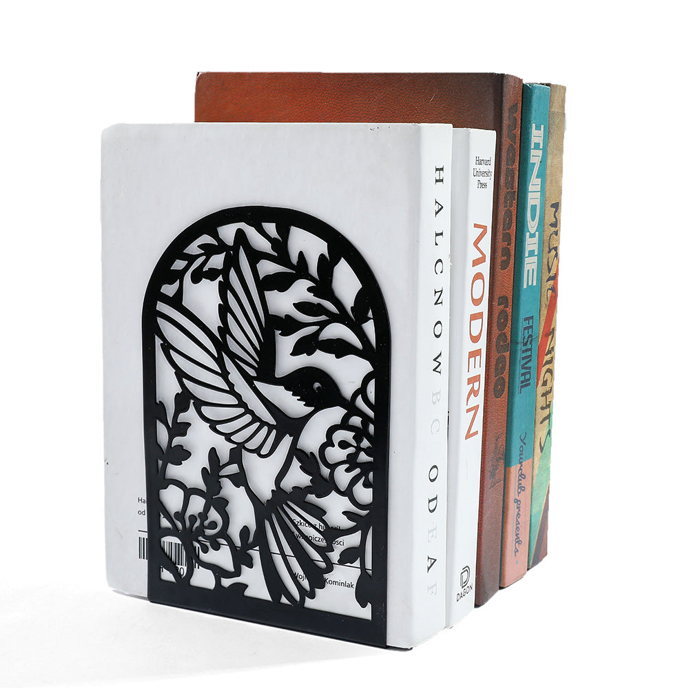 Decorative Hummingbird Metal Bookends
