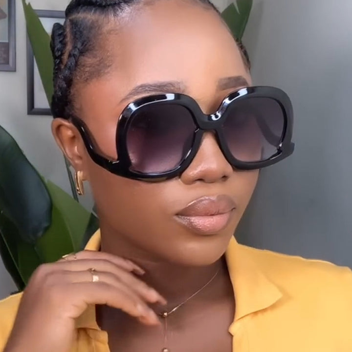 Women's oversized sunglasses with fashionable design Bowlift
