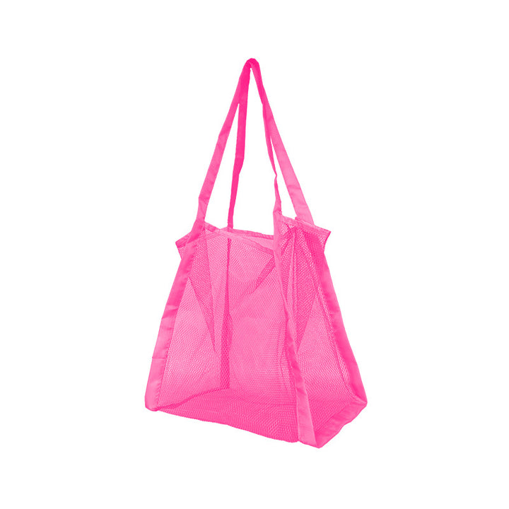 Versatile Beach Bag In Airy Mesh Design Bowlift