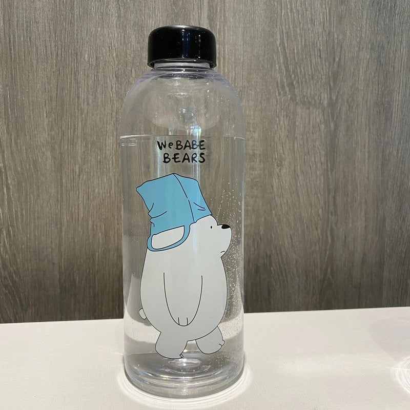 Women's creative drinking bottle with playful panda design Bowlift