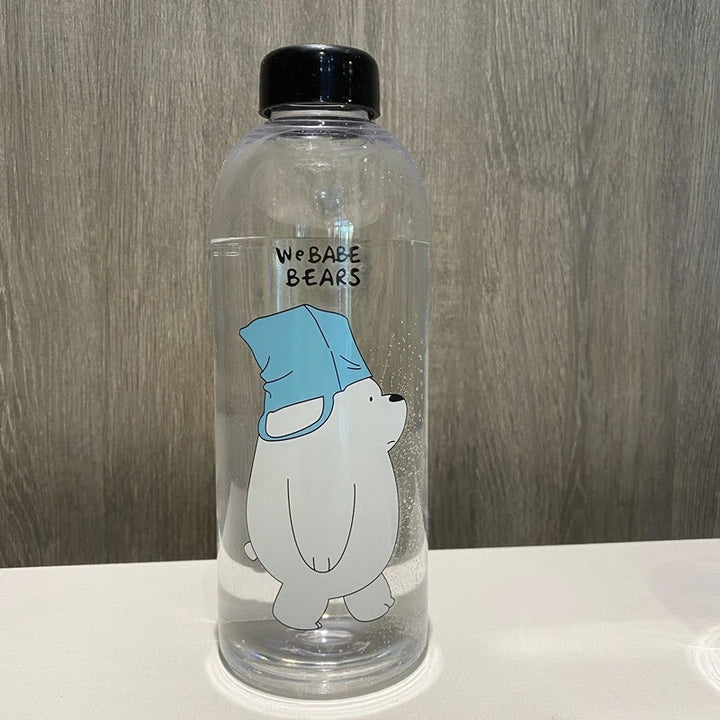 Women's creative drinking bottle with playful panda design Bowlift