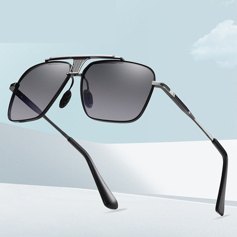 Women's Square Sunglasses with Stylish Metal Frame and High-Quality UV Protection Bowlift